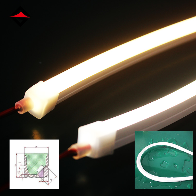 Korkealaatuinen 10*10 mm LED -neonvalolaista